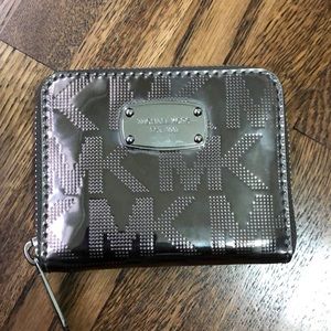 Michael Kors small metallic wallet